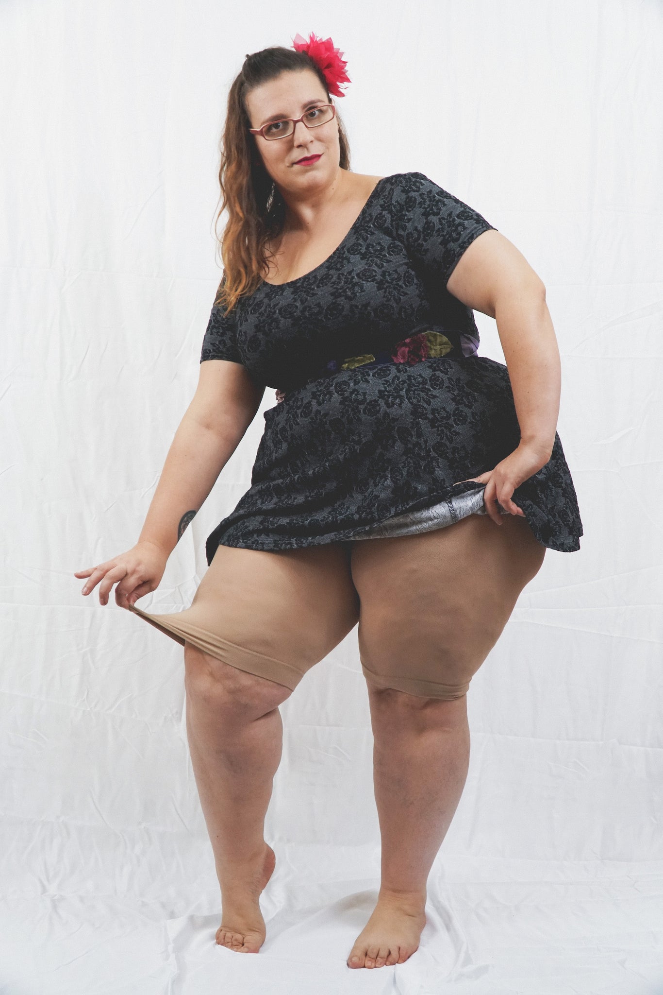 Anti-Chafing Above Knee Shorts 80 Denier - Ms. Shape