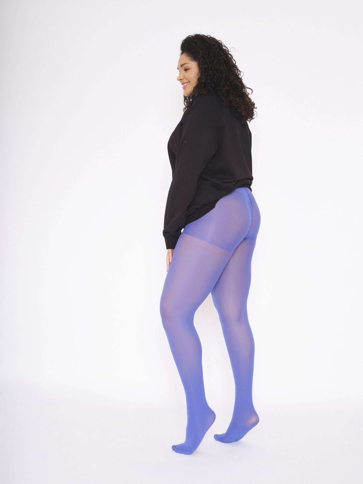 Bums n Tums Control Tights Classic Blue - Ms. Shape