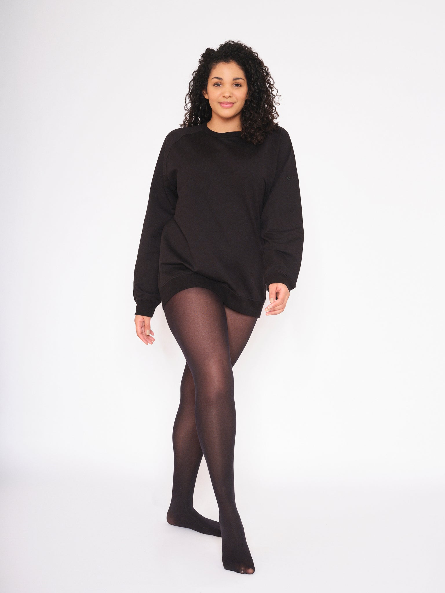 Opaque 50 Denier Tights with Shiny Finish