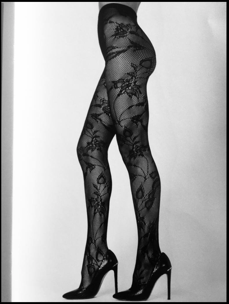 Ava Designer Lace Fishnets - Ms. Shape