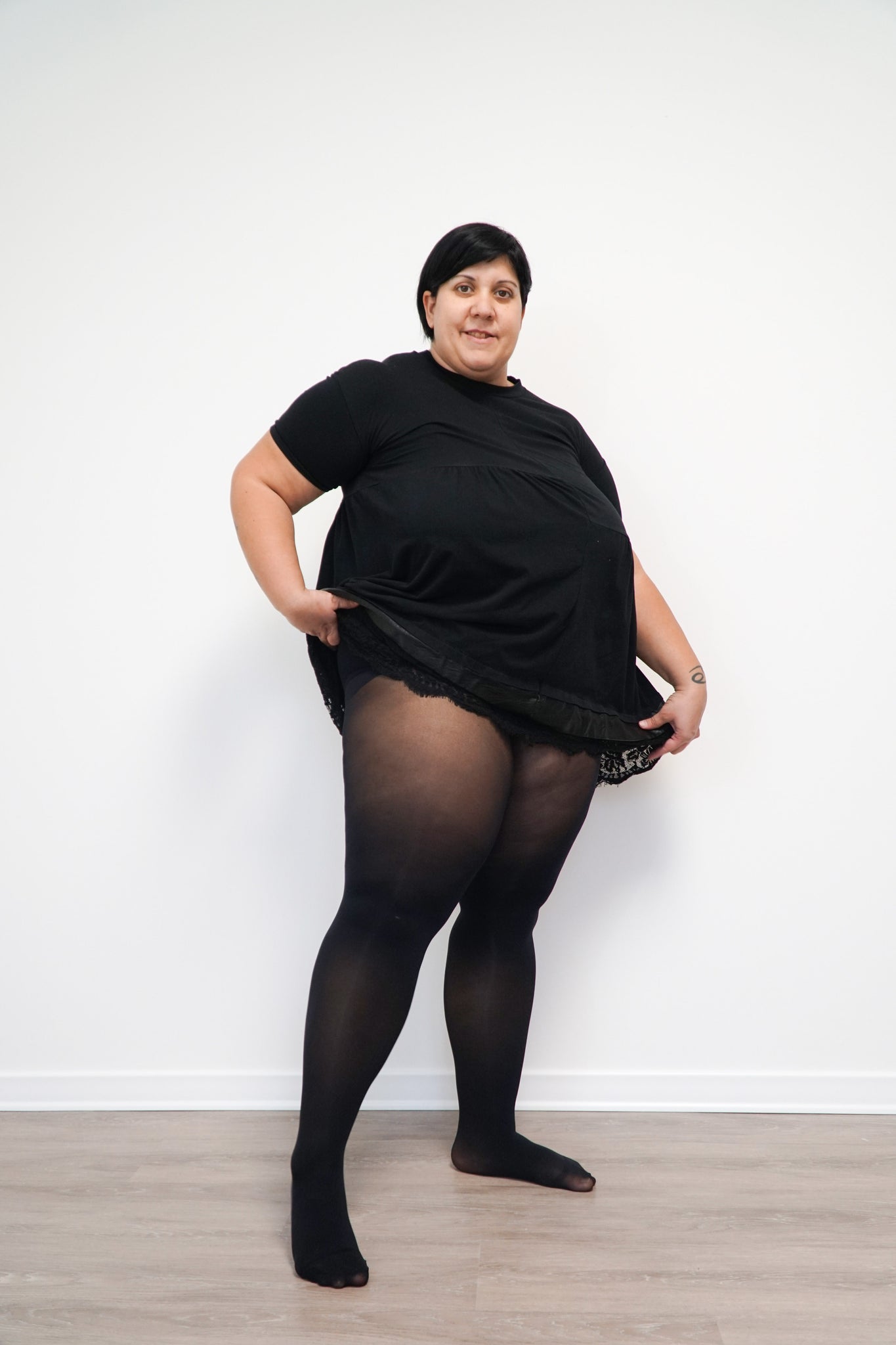 Bum, Tum & Hip Shaper Body Shaping Tights (Designer Quality)10 Denier  Pantyhose