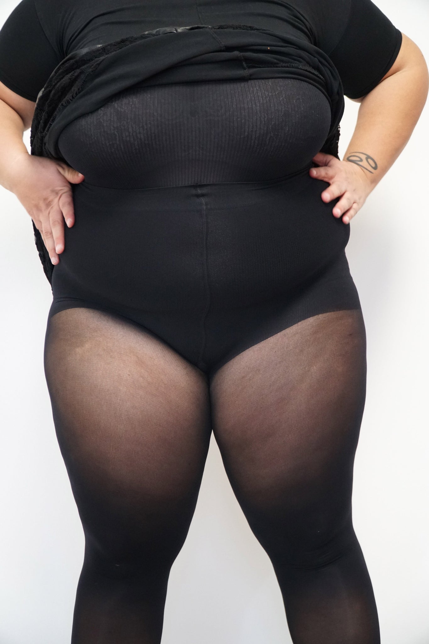 Bums n Tums Control Tights Black - Ms. Shape